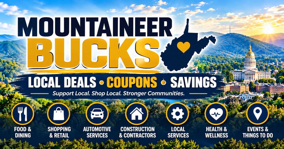 Mountaineer Bucks local deals, coupons and savings across West Virginia